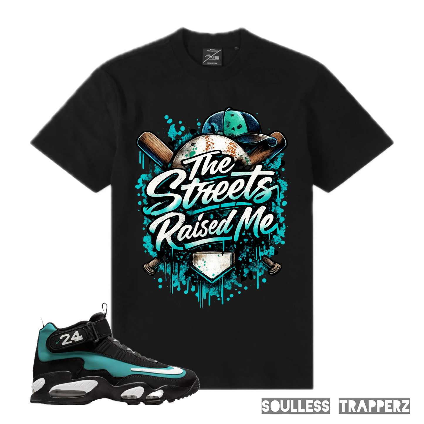 “THE STREETS RAISED ME” Soulless Trapperz Original Premium T-Shirt