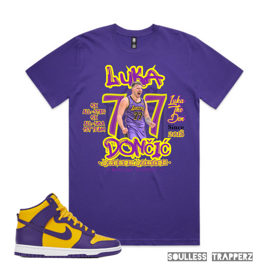 Los Angeles Lakers Superstar “LUKA DONČIĆ” (Living Legend) Soulless Trapperz T-Shirt