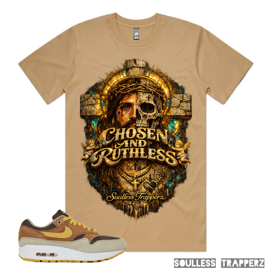 “CHOSEN AND RUTHLESS” Soulless Trapperz Original Premium T-Shirt