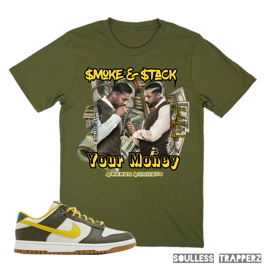 “$MOKE & $TACK YOUR MONEY” Soulless Trapperz T-Shirt