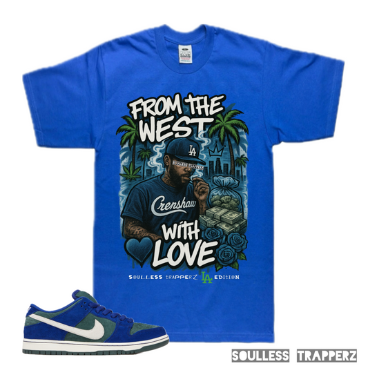 “FROM THE WEST WITH LOVE” Soulless Trapperz Original Premium T-Shirt