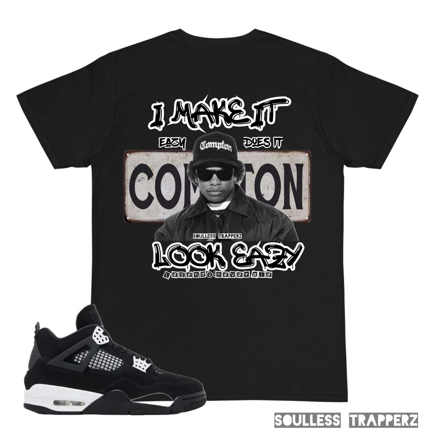 “EAZY E” (Legends Never Die) Soulless Trapperz T-Shirt