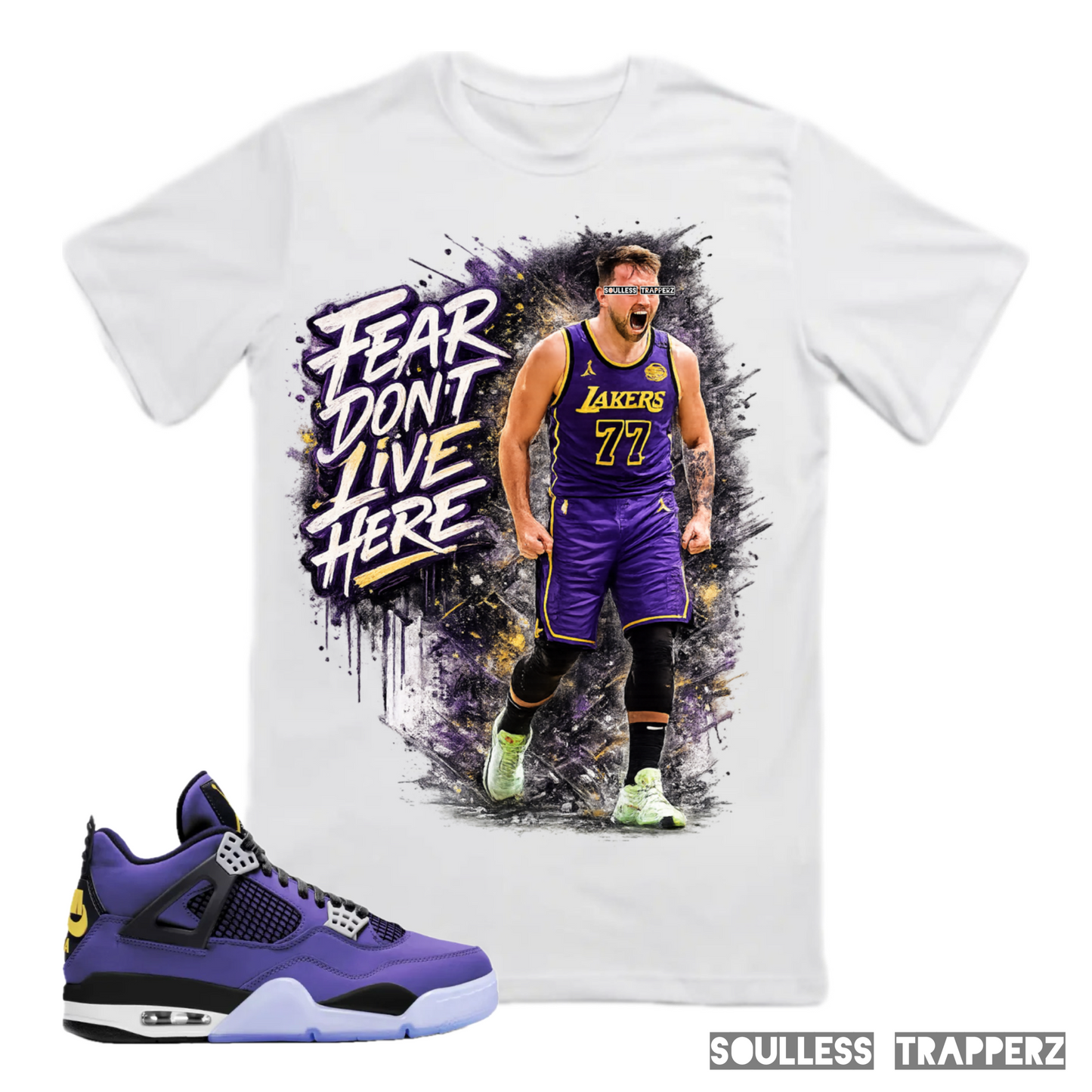 “FEAR DONT LIVE HERE” Soulless Trapperz Original Premium T-Shirt