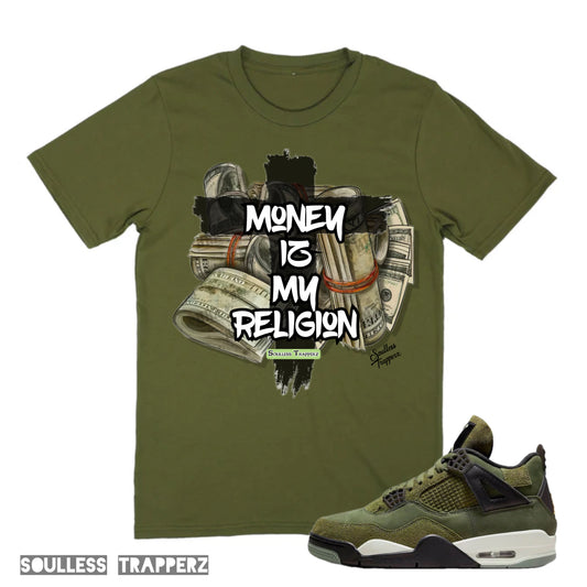 “MONEY IZ MY RELIGION” Soulless Trapperz Original Premium T-Shirt