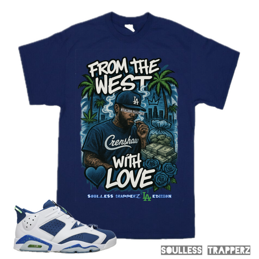 “FROM THE WEST WITH LOVE” Soulless Trapperz Original Premium T-Shirt