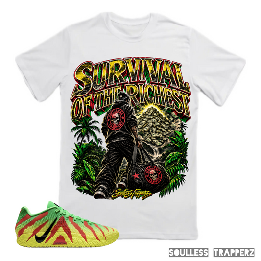 “SURVIVAL OF THE RICHEST” Soulless Trapperz Original Premium T-Shirt