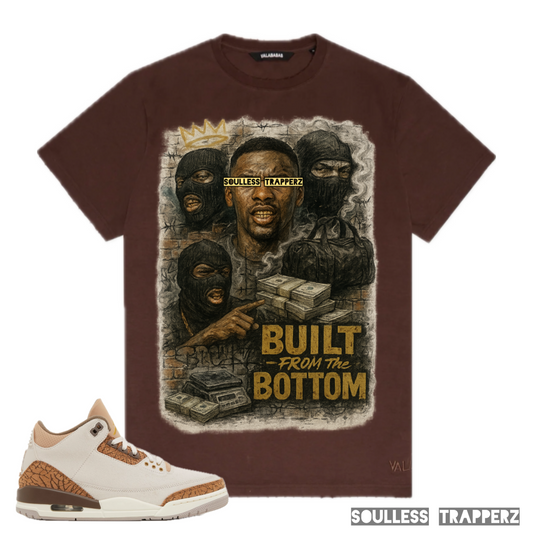 “BUILT FROM THE BOTTOM” Soulless Trapperz Original Premium T-Shirt