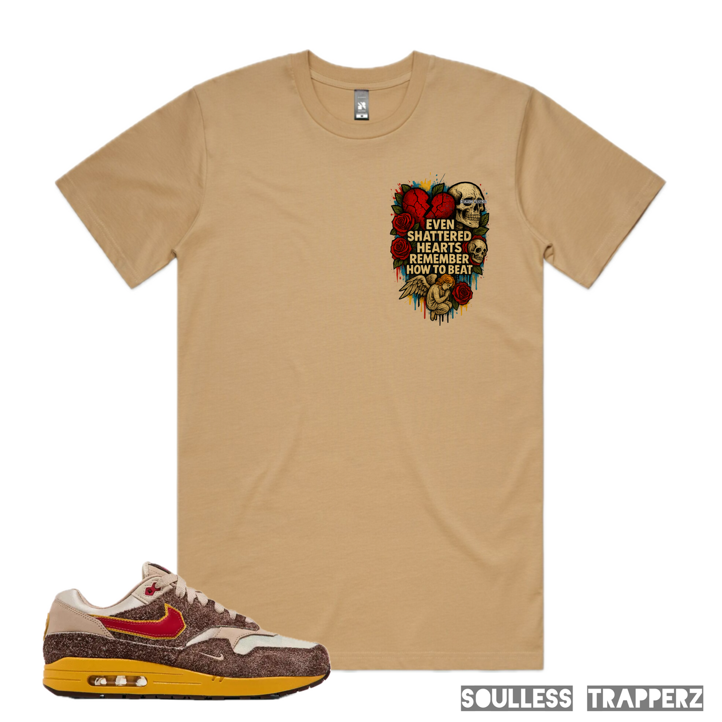 “SHATTERED HEARTS” Soulless Trapperz Original Premium T-Shirt