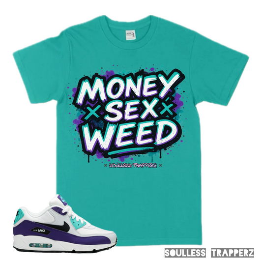 “MONEY SEX WEED” Soulless Trapperz Original Premium T-Shirt