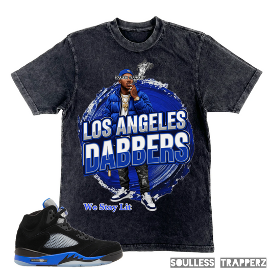 “LOS ANGELES DABBERS” Mineral Washed Soulless Trapperz Original Premium T-Shirt