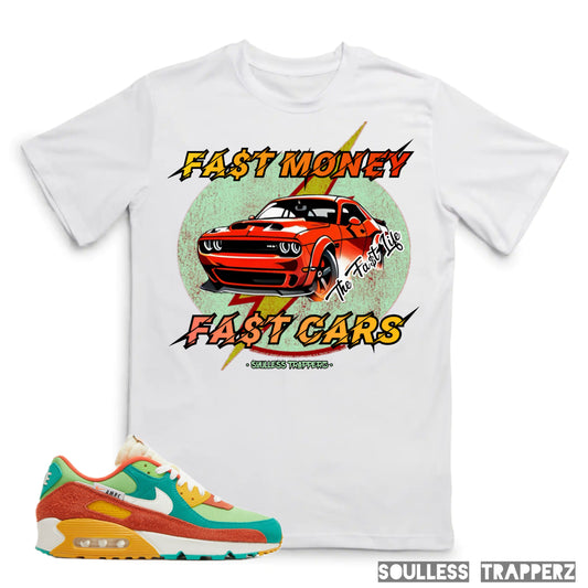 “FAST MONEY FAST CARS” Soulless Trapperz T-Shirt