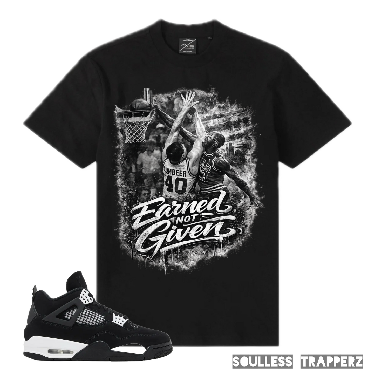 “EARNED NOT GIVEN” Soulless Trapperz Original Premium T-Shirt