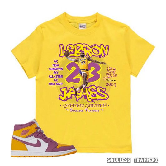 Los Angeles Lakers Superstar “LEBRON JAMES” (Living Legend) Soulless Trapperz T-Shirt