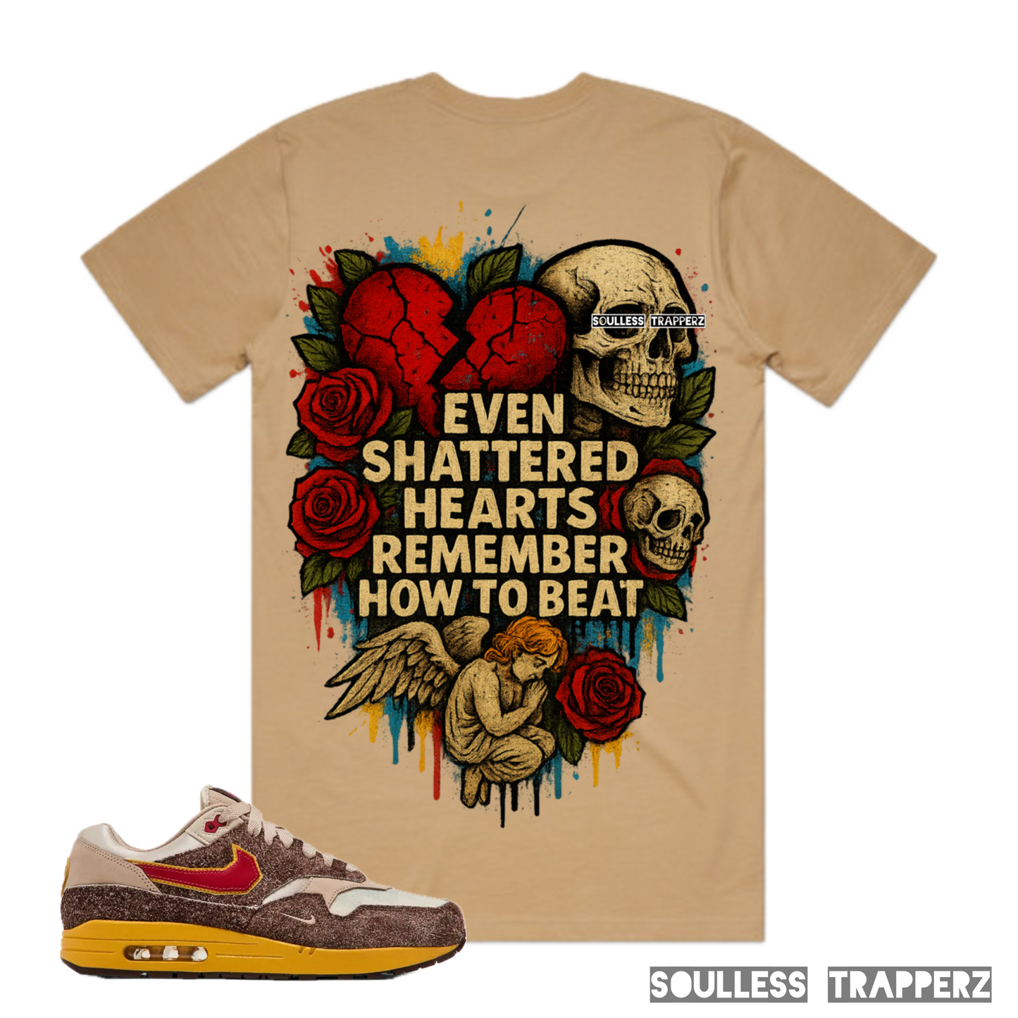 “SHATTERED HEARTS” Soulless Trapperz Original Premium T-Shirt