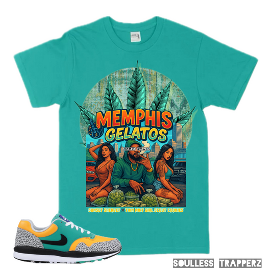 “MEMPHIS GELATOS” Soulless Trapperz Original Premium T-Shirt