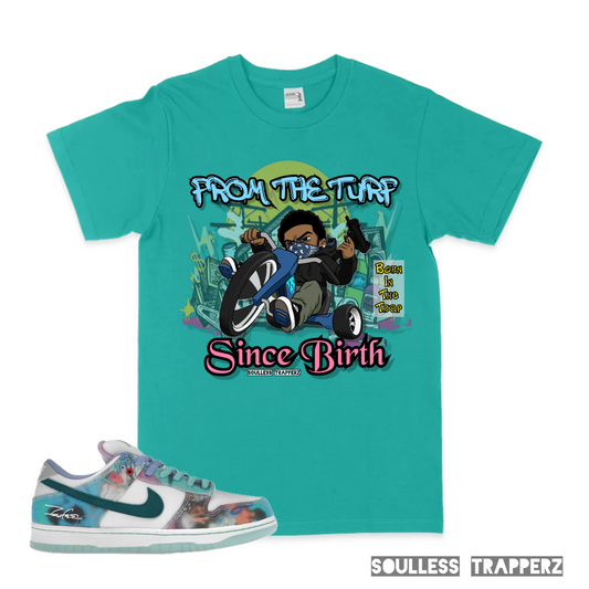 “FROM THE TURF SINCE BIRTH” Soulless Trapperz T-Shirt