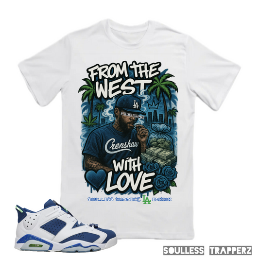 “FROM THE WEST WITH LOVE” Soulless Trapperz Original Premium T-Shirt