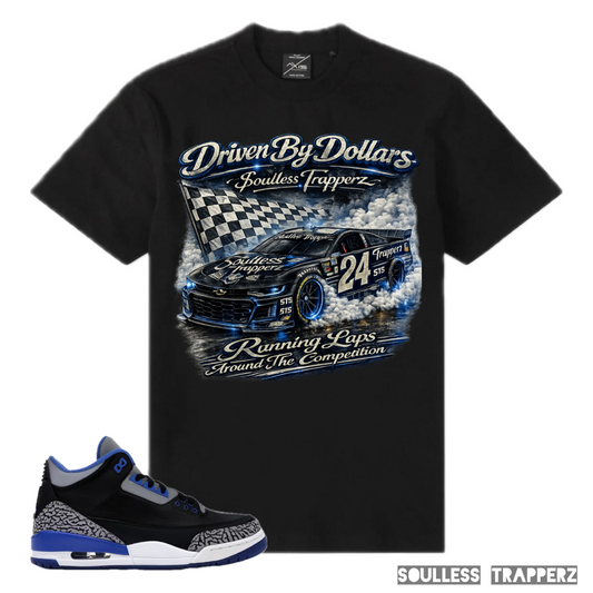 “DRIVEN BY DOLLARS” Soulless Trapperz Original Premium T-Shirt