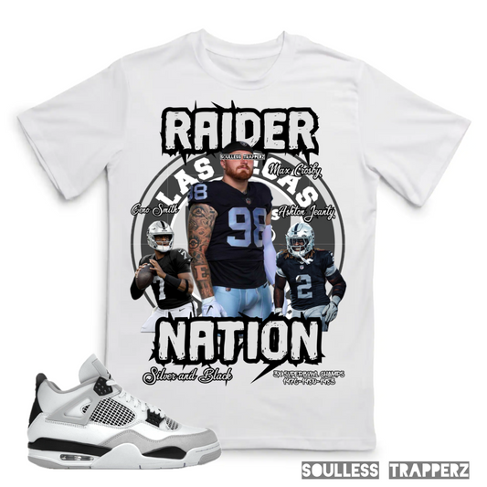 Las Vegas Raiders “RAIDER NATION” Original Premium Soulless Trapperz T-Shirt