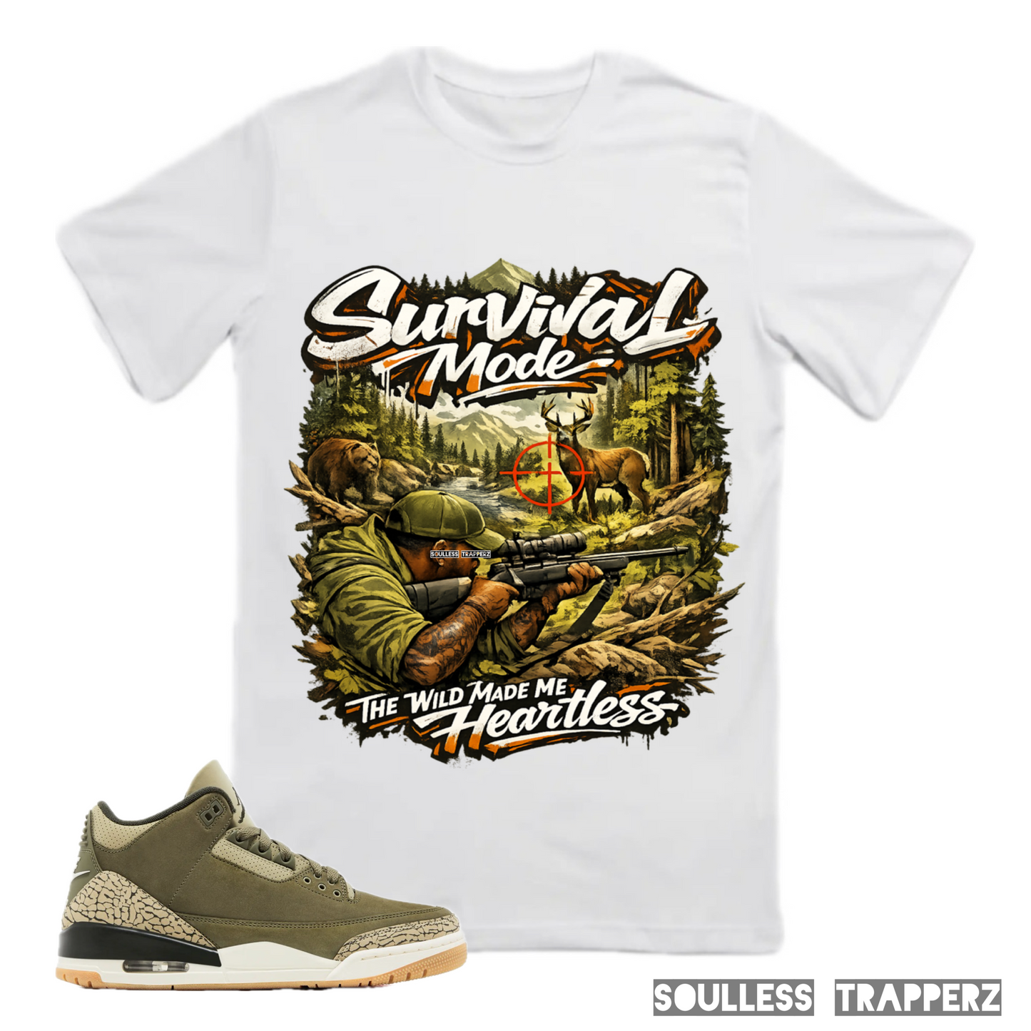 “SURVIVAL MODE” Soulless Trapperz Original Premium T-Shirt