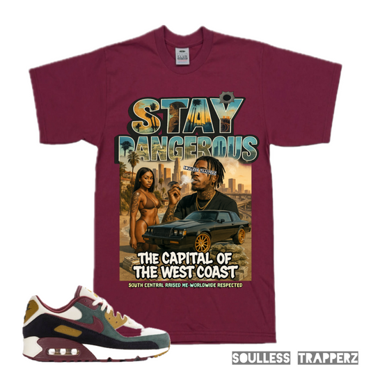 “STAY DANGEROUS” Soulless Trapperz Original Premium T-Shirt