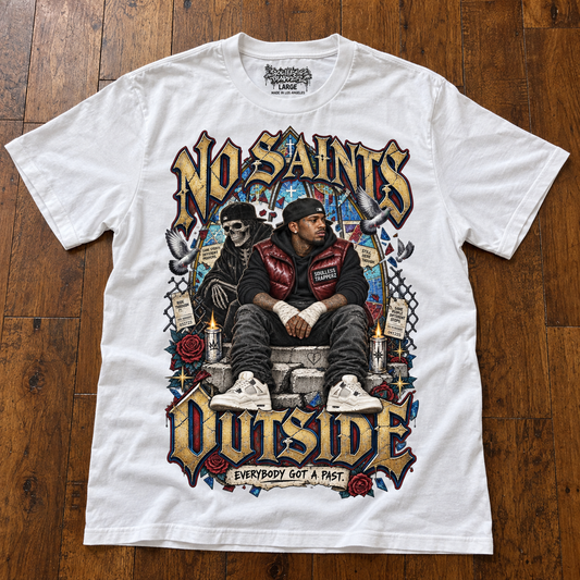 NO SAINTS OUTSIDE™ Oversized Graphic Tee