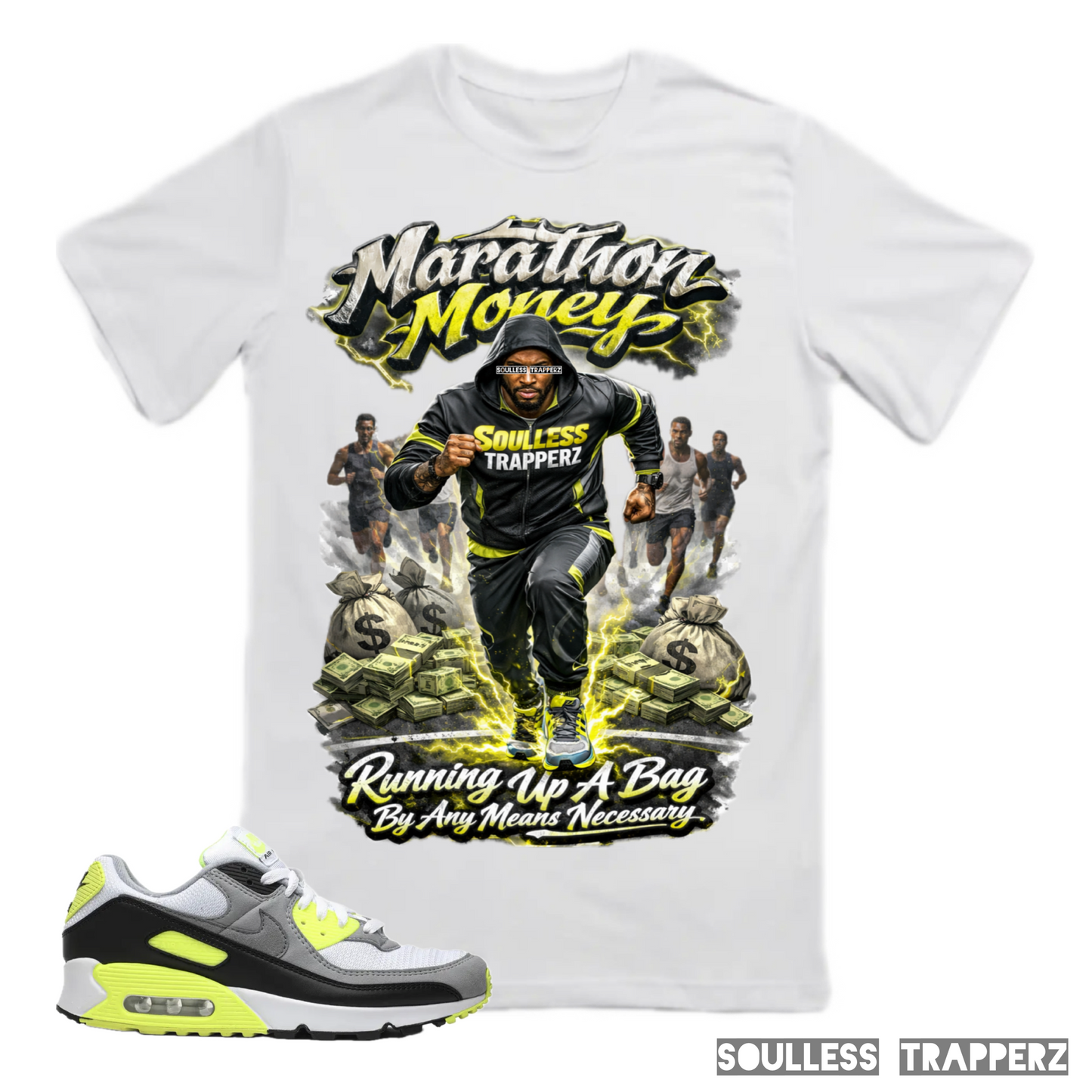 “MARATHON MONEY” Soulless Trapperz Original Premium T-Shirt