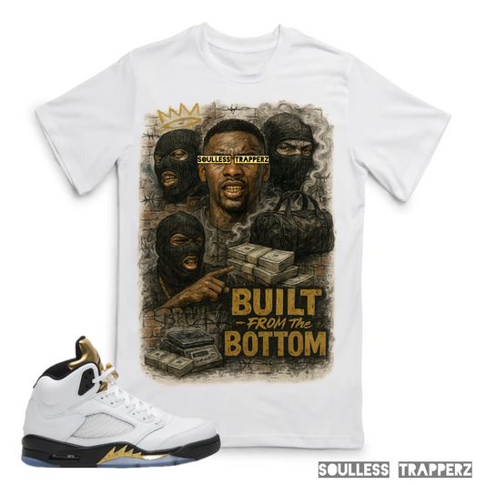 “BUILT FROM THE BOTTOM” Soulless Trapperz Original Premium T-Shirt
