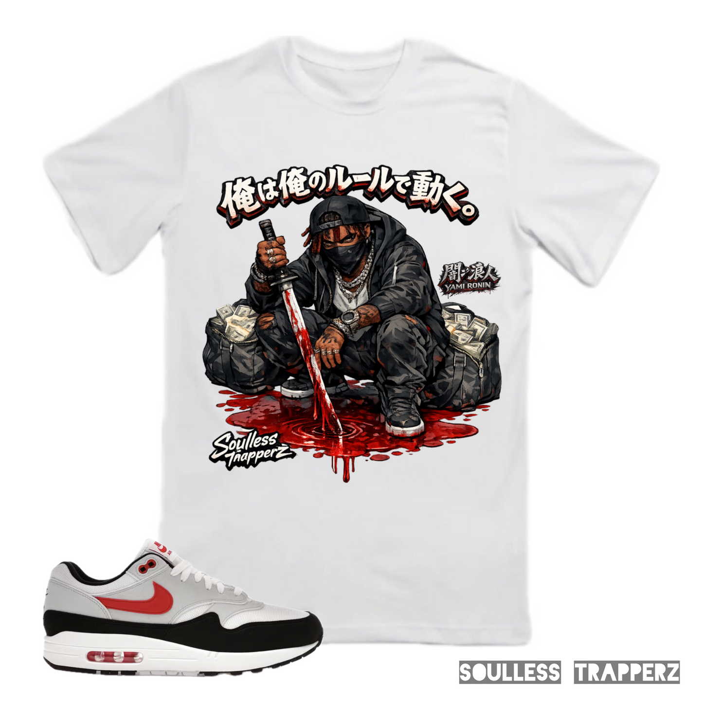 “YAMI RONIN” Soulless Trapperz Original Premium T-Shirt