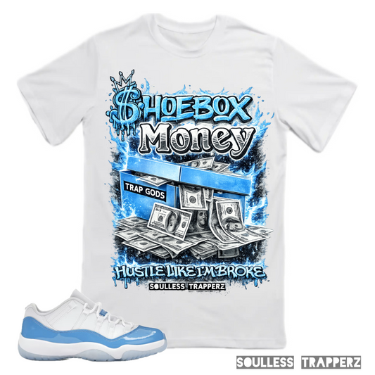 “SHOEBOX MONEY” Soulless Trapperz Original Premium T-Shirt (Ice Blue)