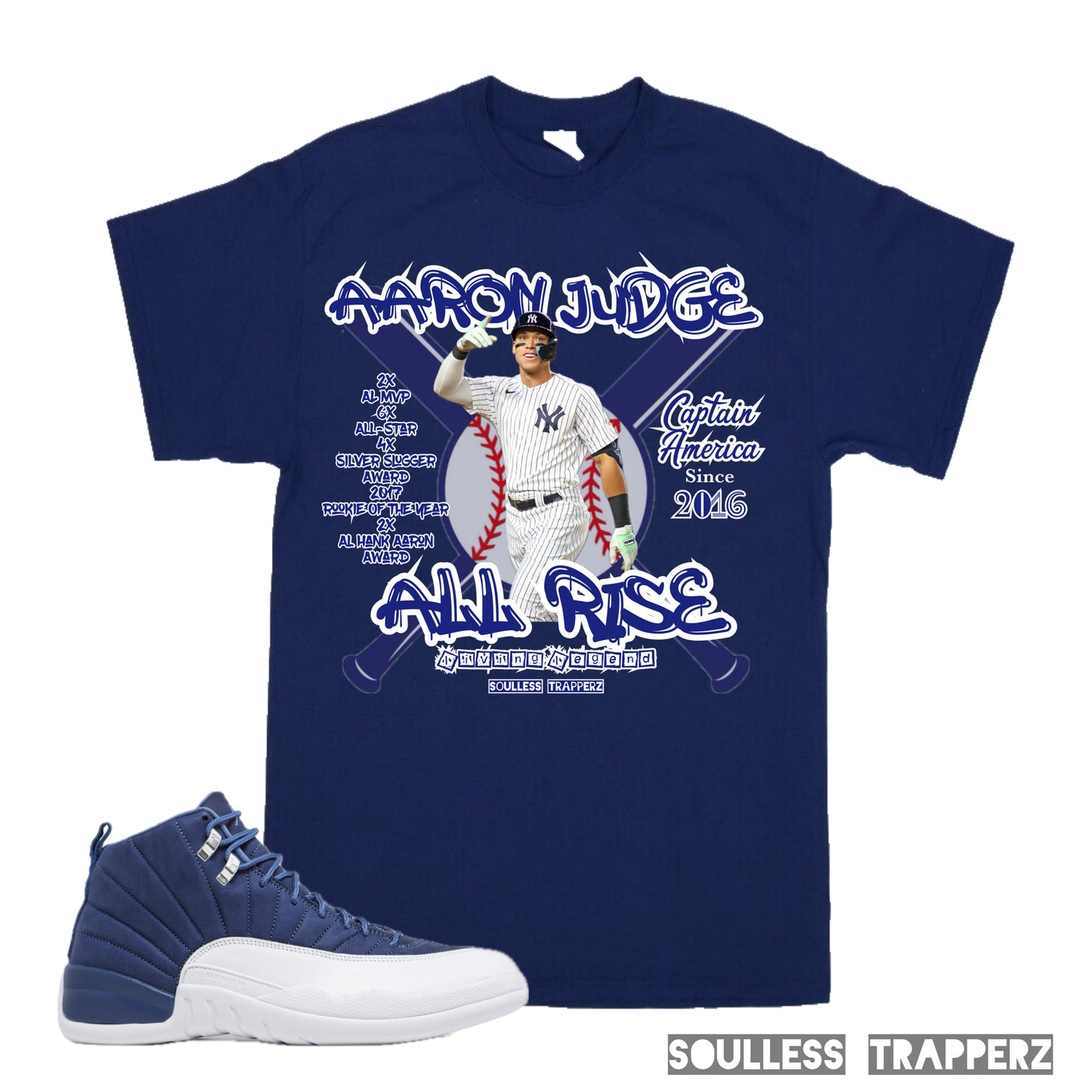 New York Yankees Superstar “AARON JUDGE” (Living Legend) Original Soulless Trapperz T-Shirt