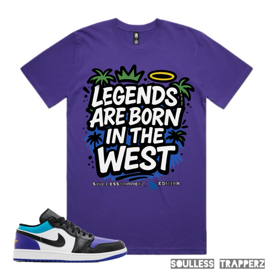 “LEGENDS ARE BORN IN THE WEST” Soulless Trapperz Original Premium T-Shirt