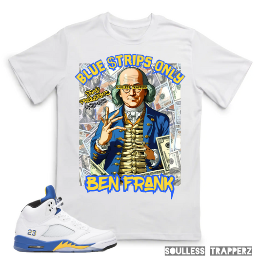 “BLUE STRIPS ONLY” Soulless Trapperz T-Shirt