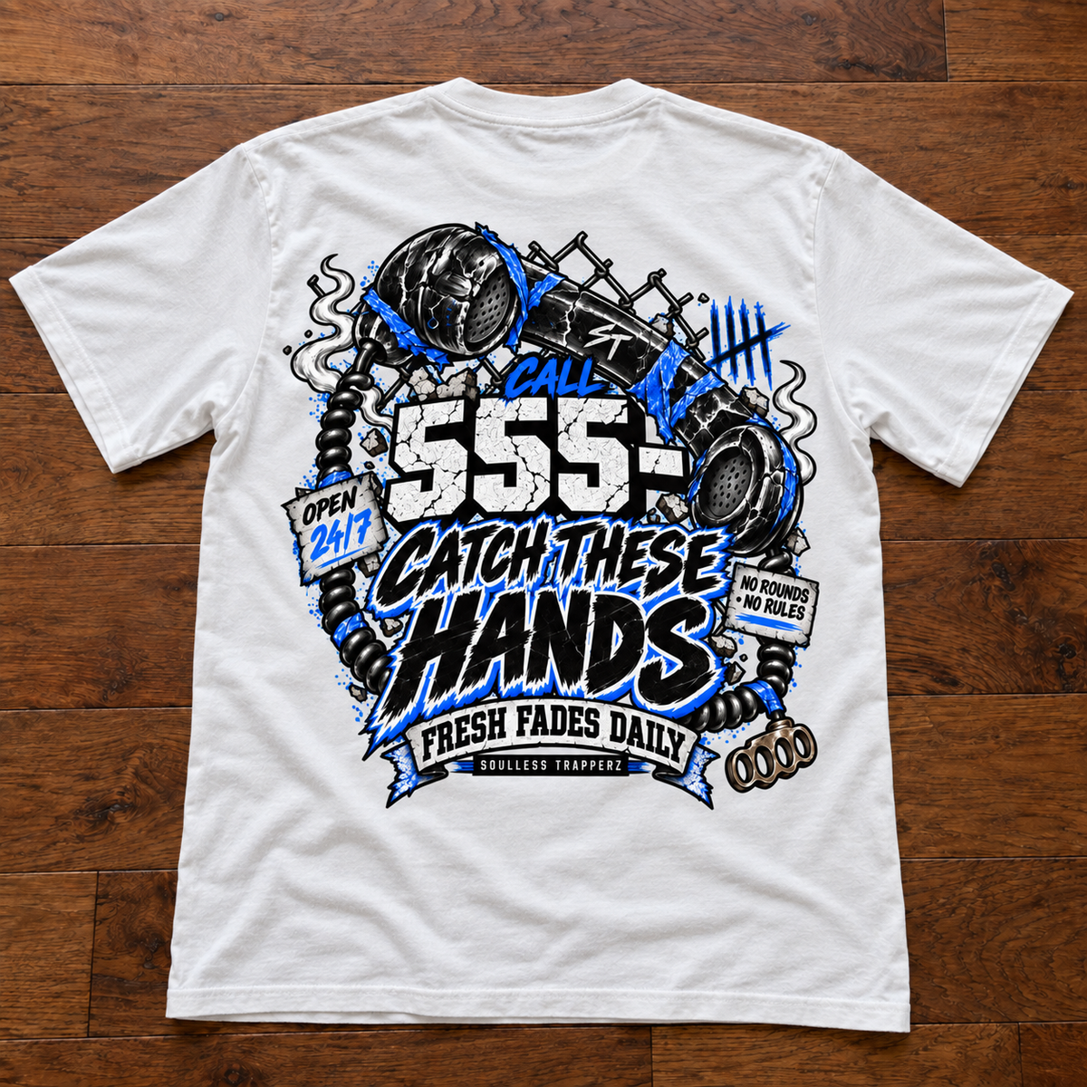 FRESH FADES DAILY™ Underground Fight Club Oversized Graphic Tee