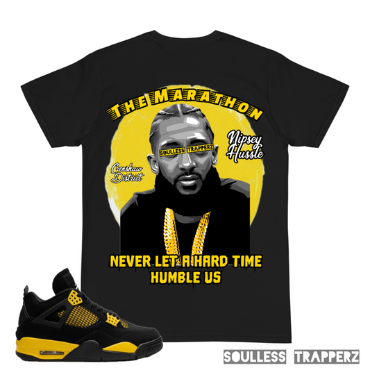 “THE MARATHON” Nipsey Hussle Soulless Trapperz Original Premium T-Shirt