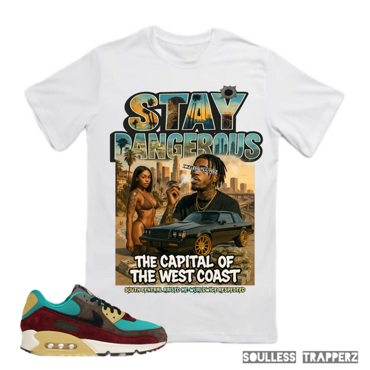 “STAY DANGEROUS” Soulless Trapperz Original Premium T-Shirt