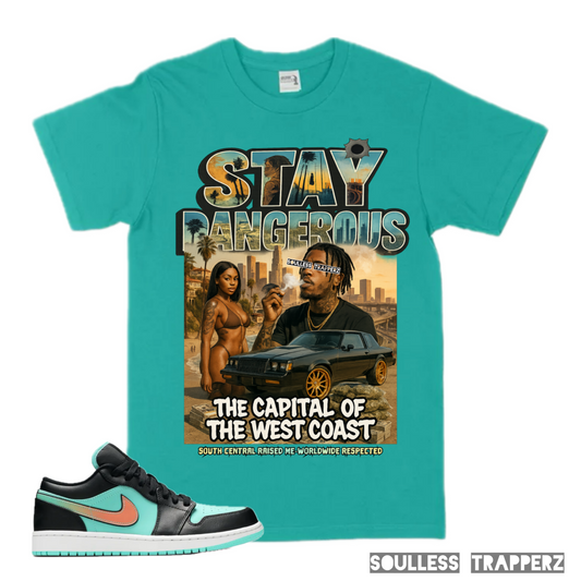 “STAY DANGEROUS” Soulless Trapperz Original Premium T-Shirt