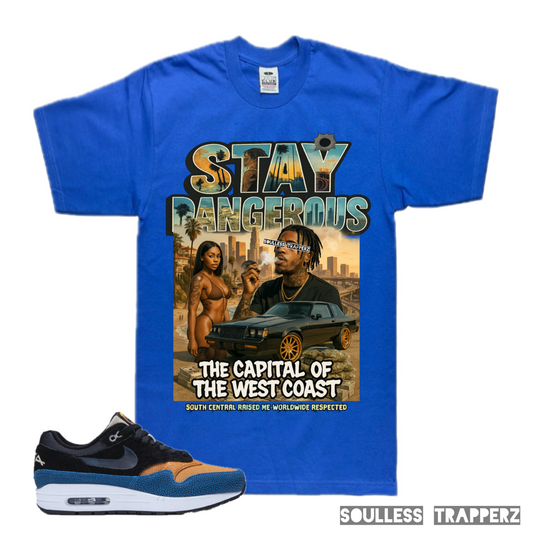“STAY DANGEROUS” Soulless Trapperz Original Premium T-Shirt