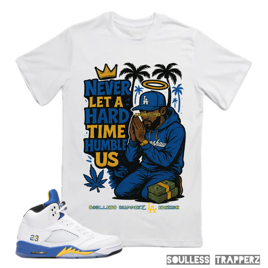 “NEVER LET A HARD TIME HUMBLE US” Soulless Trapperz Original Premium T-Shirt