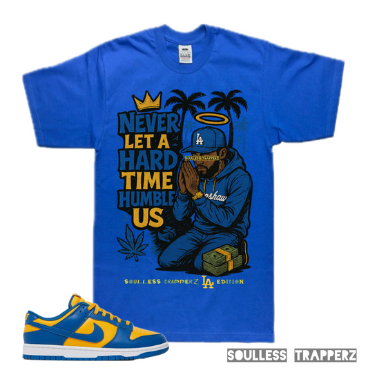 “NEVER LET A HARD TIME HUMBLE US” Soulless Trapperz Original Premium T-Shirt