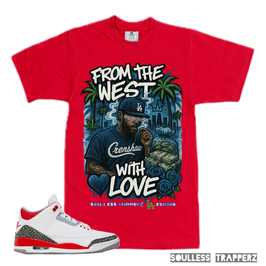 “FROM THE WEST WITH LOVE” Soulless Trapperz Original Premium T-Shirt