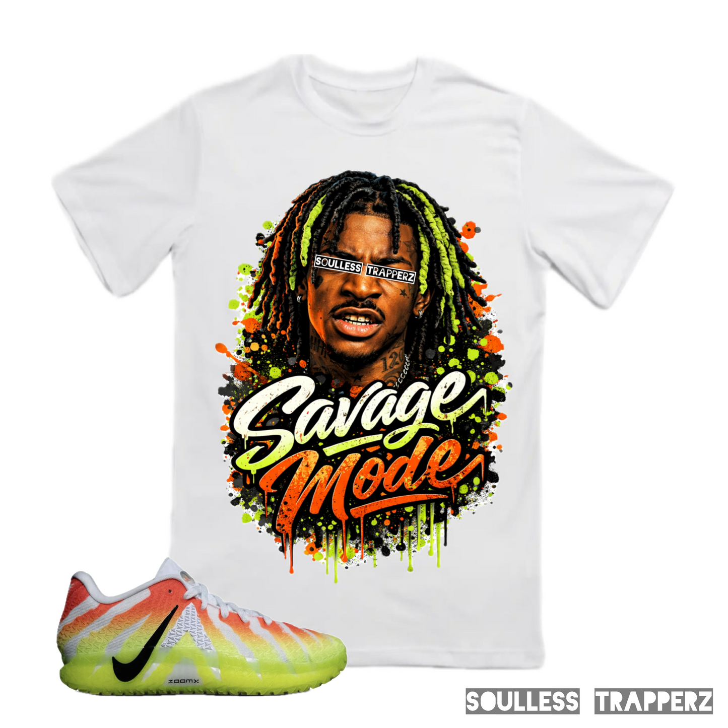 “SAVAGE MODE” Soulless Trapperz Original Premium T-Shirt